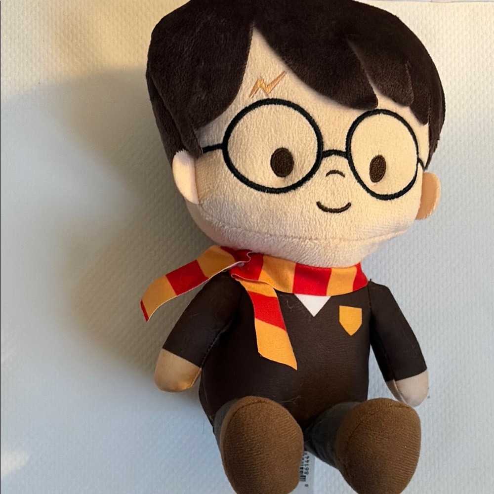 Harry-Inspired Plush Doll - Brown and Black with Red/Gold Scarf Sale 3 for $20